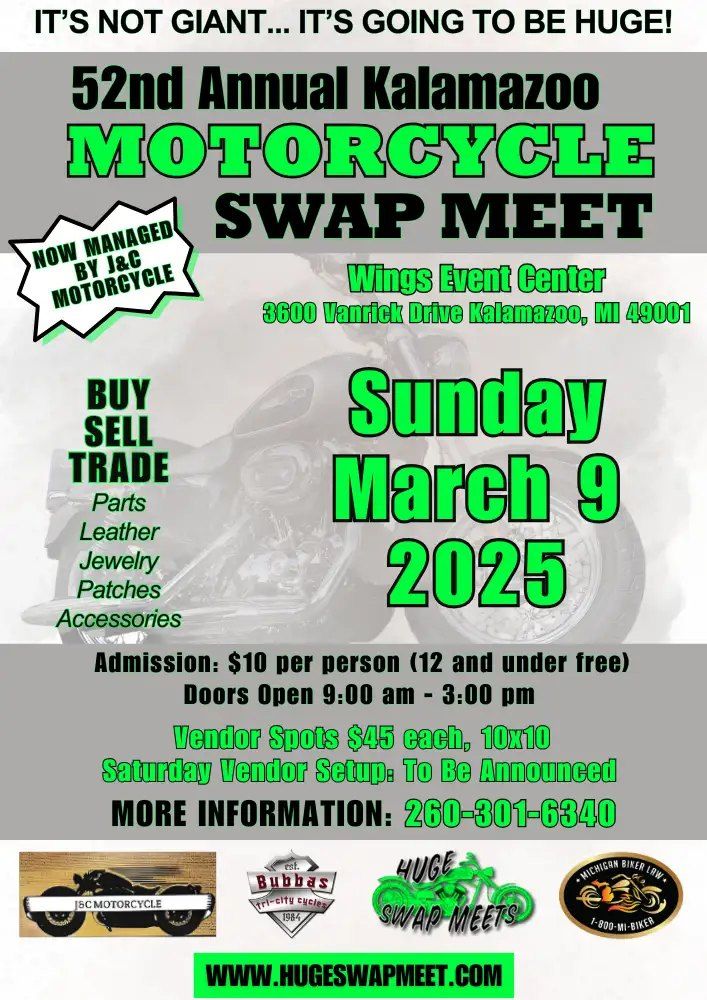 Kalamazoo, Michigan Motorcycle Swap Meet