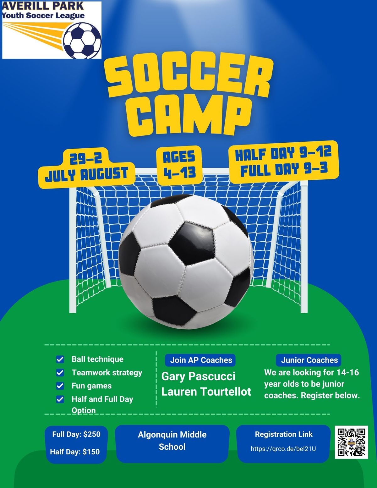 APYSL Soccer Camp