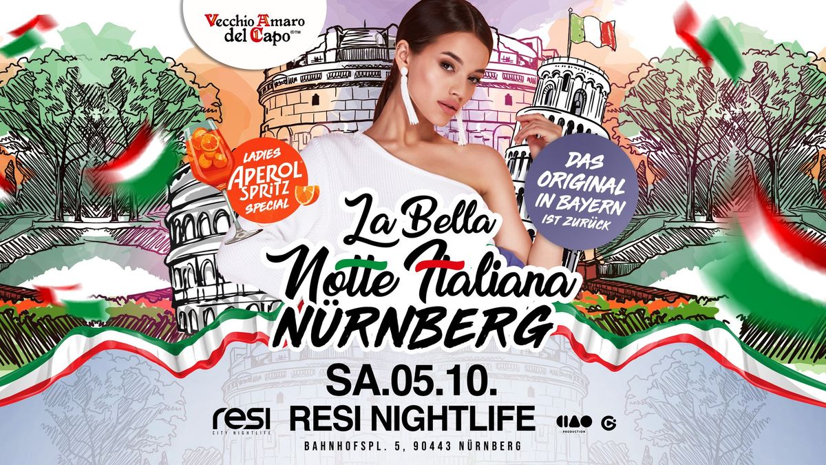 La Bella Notte Italiana \u2022 05.10. \u2022 N\u00fcrnberg