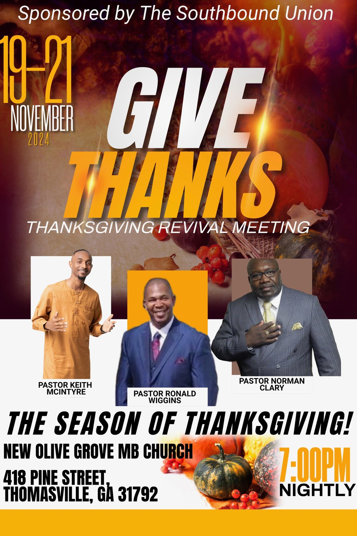 Thanksgiving Revival Meeting 