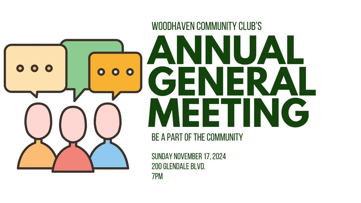 Woodhaven Community Club AGM