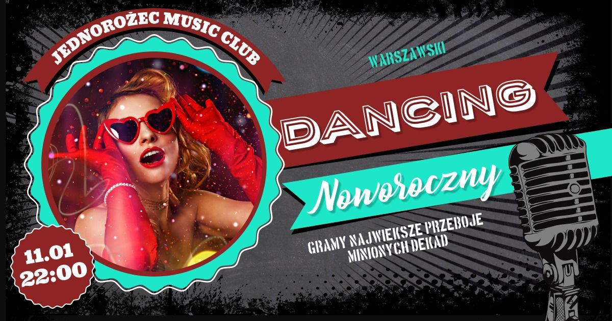 Noworoczny Warszawski Dancing | muzyka 80's, 90's, 2000'  | Klub JEDNORO\u017bEC \ud83c\udf89 SOBOTA 11.01 | 