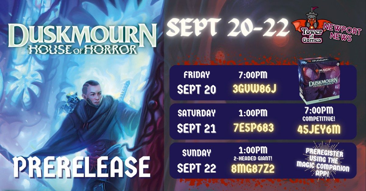 Duskmourn: House of Horror Prerelease