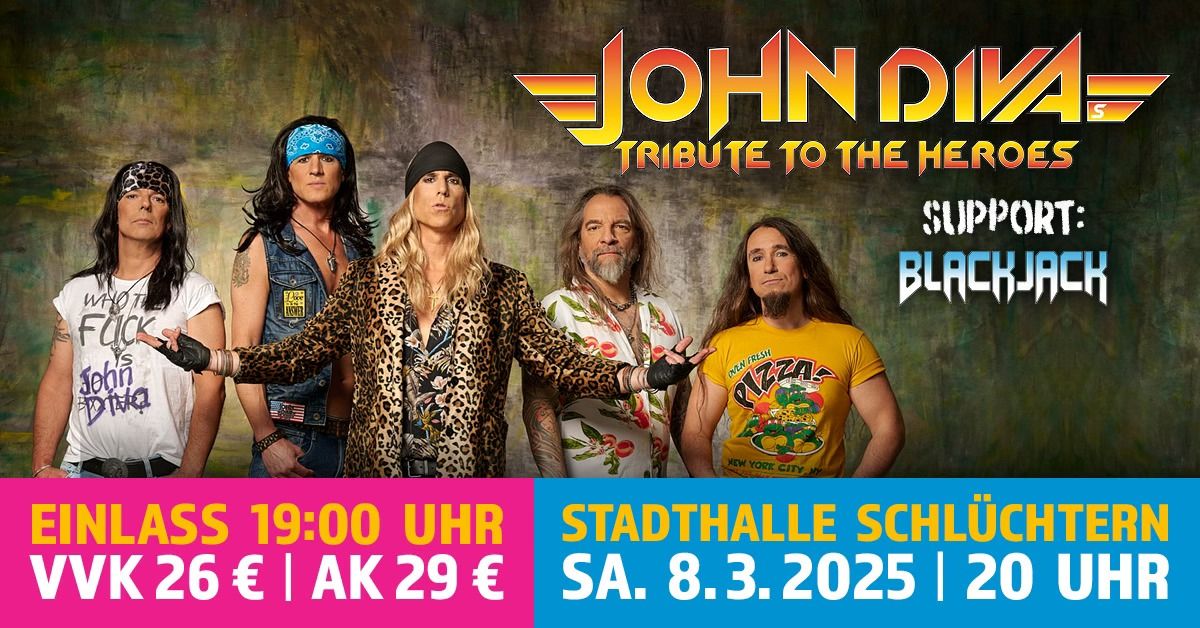 JOHN DIVAS TRIBUTE TO THE HEROES | 80'S ROCKNIGHT | SUPPORT: BLACK JACK