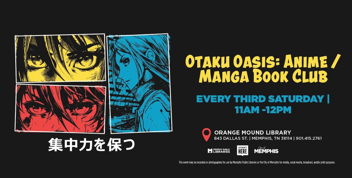 Otaku Oasis: Anime\/Manga Book Club