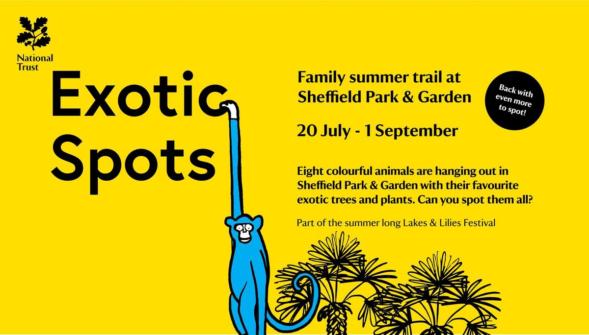 Exotic Spots Summer Family Trail at Sheffield Park and Garden