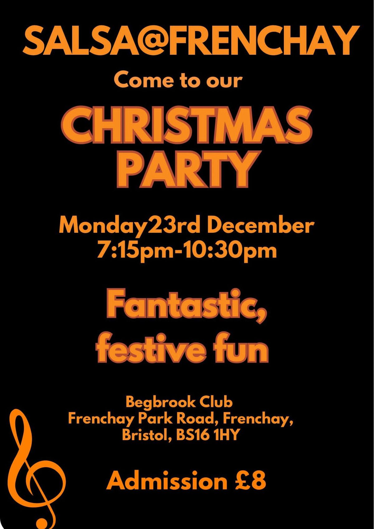 SALSA@FRENCHAY CHRISTMAS PARTY