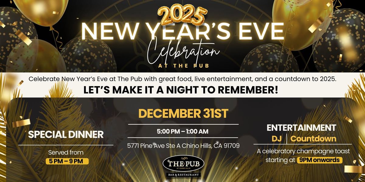 New Year's Eve Celebration at The Pub