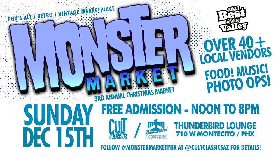 Monster Market 3rd Annual Christmas + Yule Holiday Marketplace