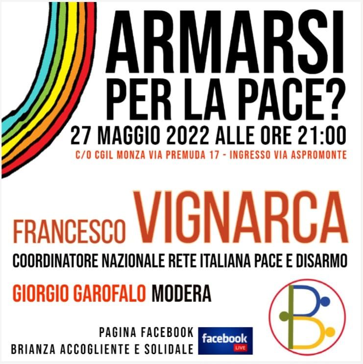 Armarsi per la pace? Serata con Francesco Vignarca