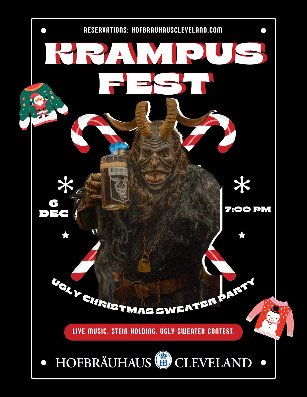 Krampus Fest - Ugly Sweater Party