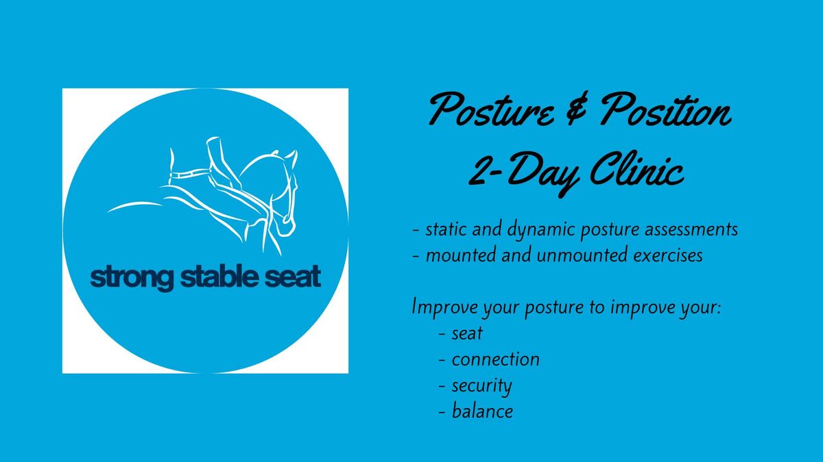 Strong Stable Seat - Posture & Position 2-Day Clinic, Nar Nar Goon VICTORIA