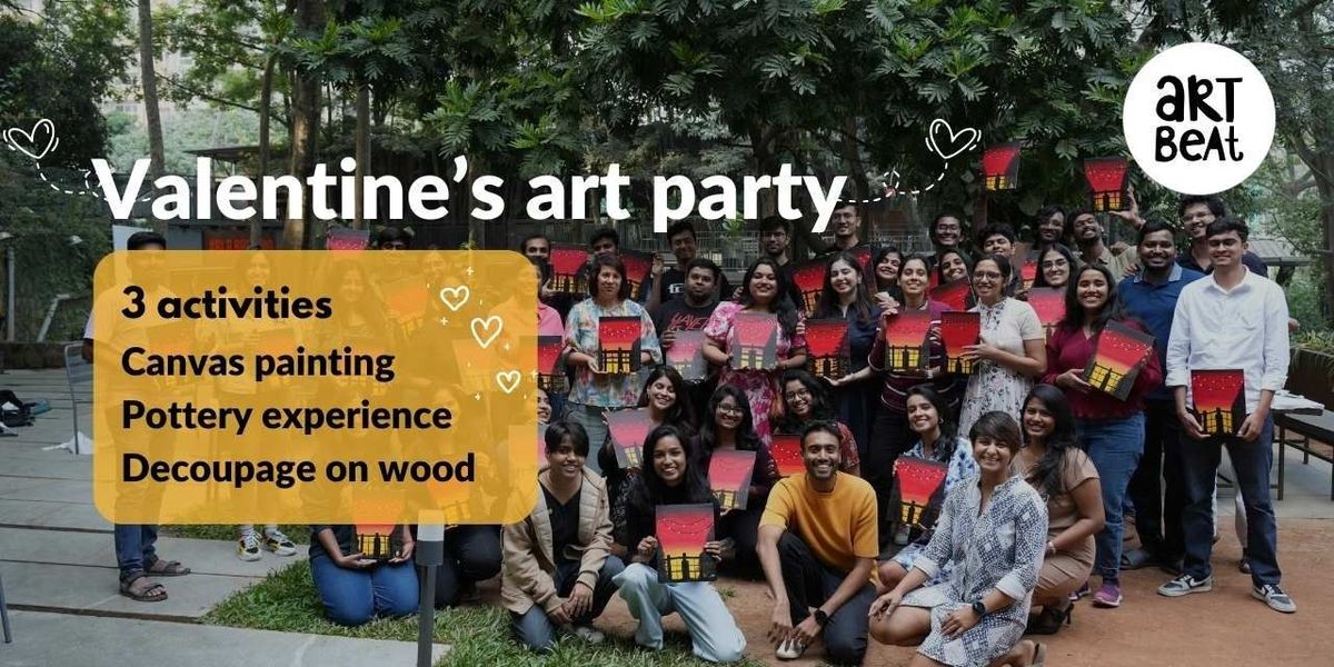 Valentine's day art party