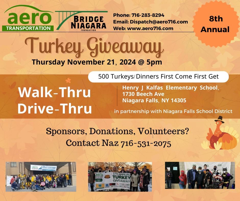 8th Annual Turkey Giveaway