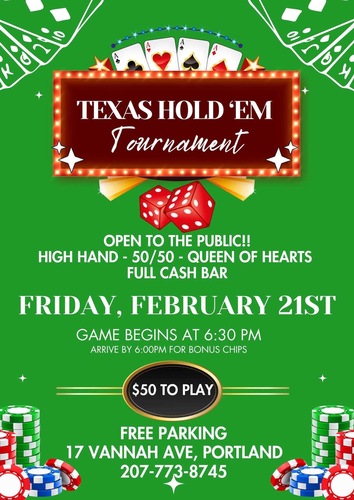 Texas Hold\u2019em Poker Tournament