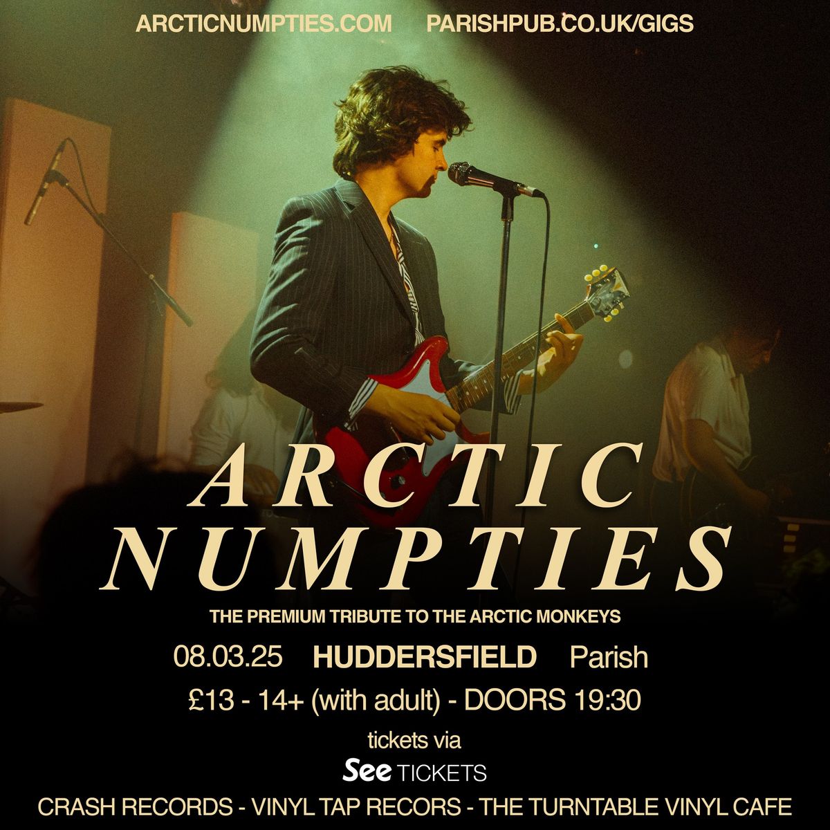 Arctic Numpties (Arctic Monkeys Tribute) - Parish, Huddersfield - Sat 8th March 2025