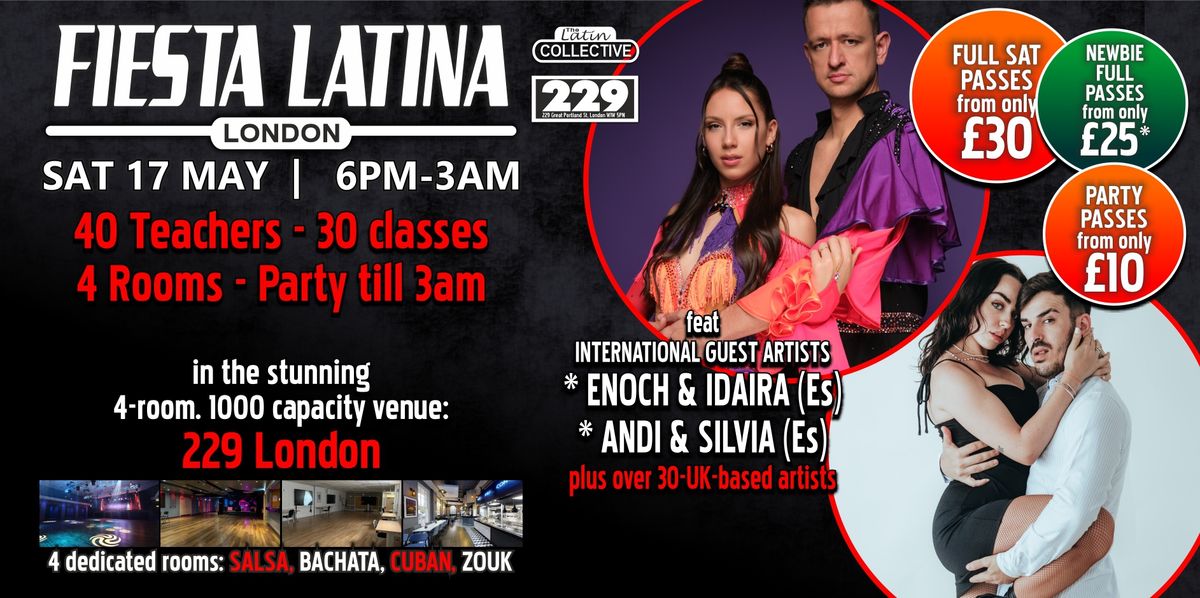 FIESTA LATINA London - part of The Latin Collective SPRING WEEKENDER