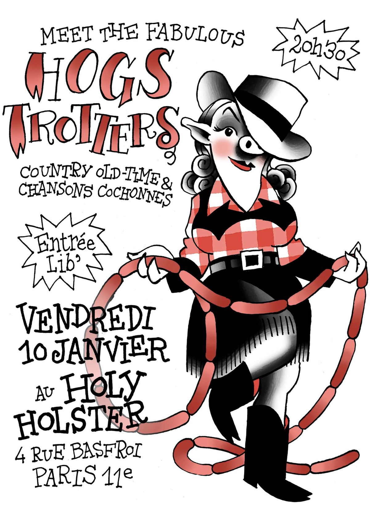 Les Hog's Trotters au Holy Holsters