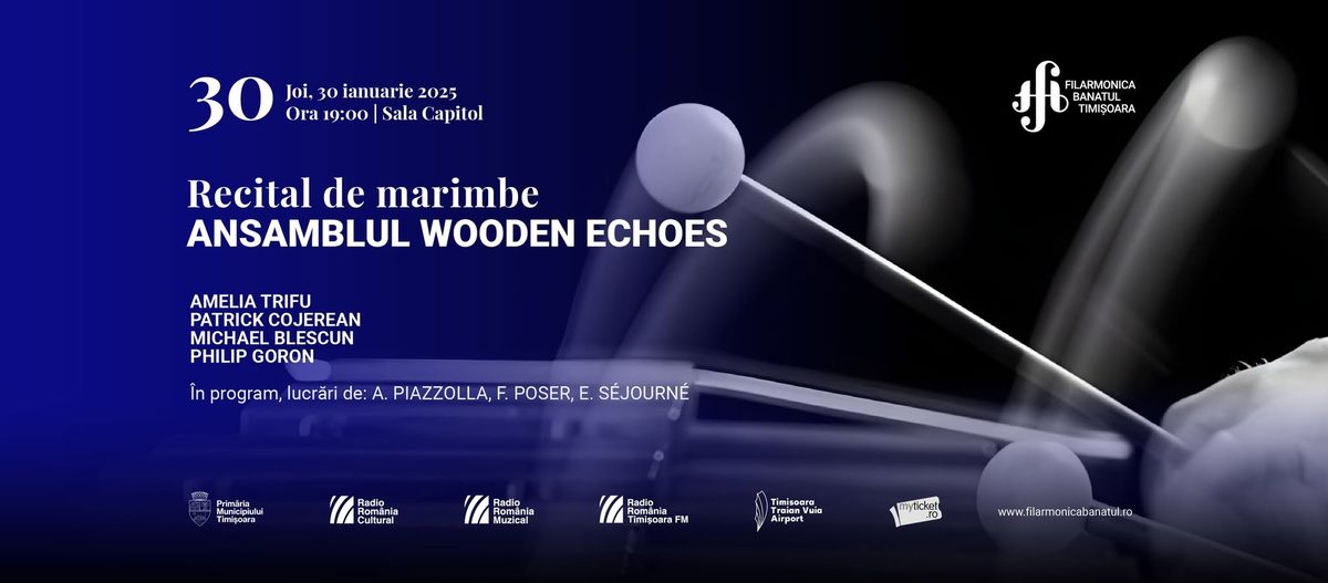 Recital de marimbe | Ansamblul Wooden Echoes