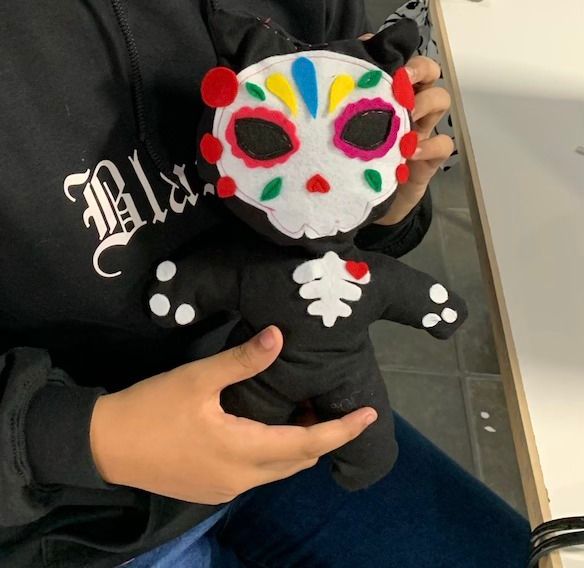 Sugar Skull Kitty plushie