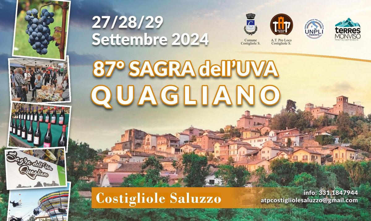 87\u00b0 SAGRA dell'UVA QUAGLIANO