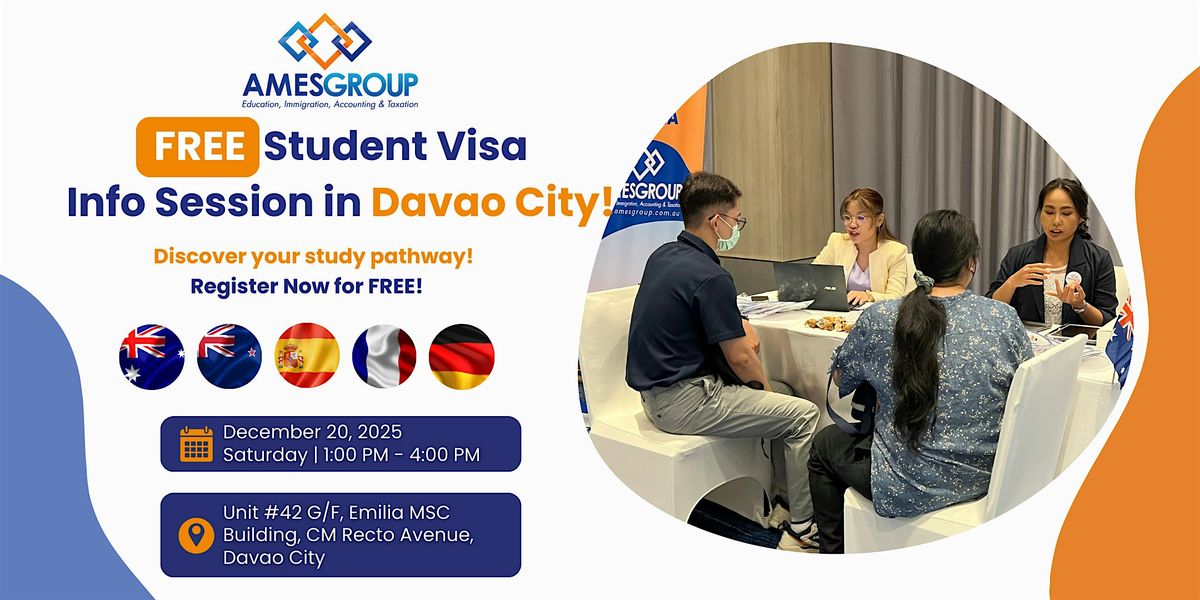AMES Group Davao Student Visa Info Session (Dec 20)