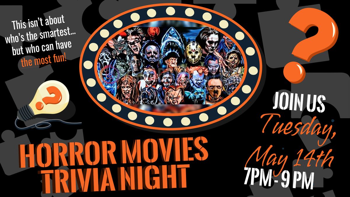 Horror Movie Themed Trivia Night