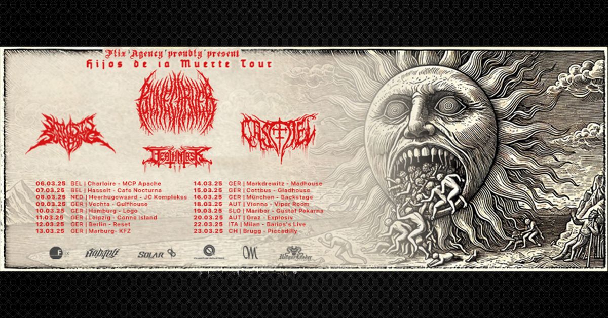 HIJOS DE LA MUERTE TOUR VIENNA - BONECARVER \/ SO THIS IS SUFFERING \/ DEATH MASK \/ CASTIEL