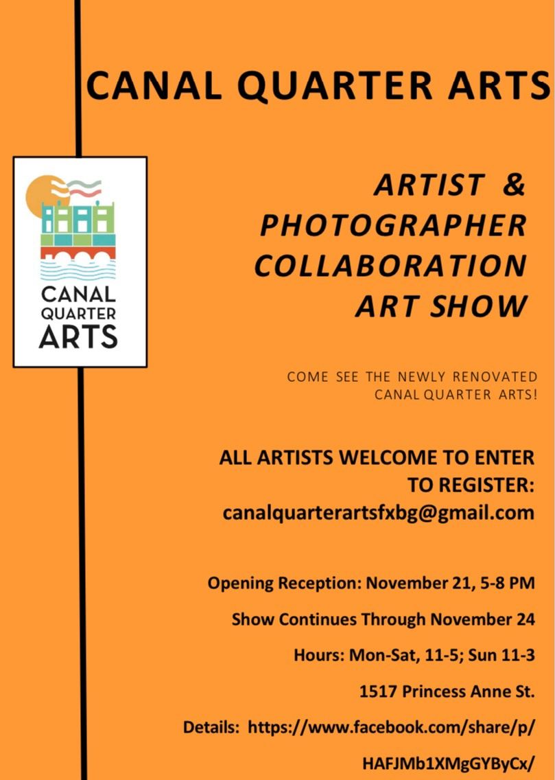 Artist & Photography Collaboration Art Show