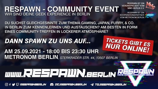 RESPAWN Berlin - Community Event | September 2021