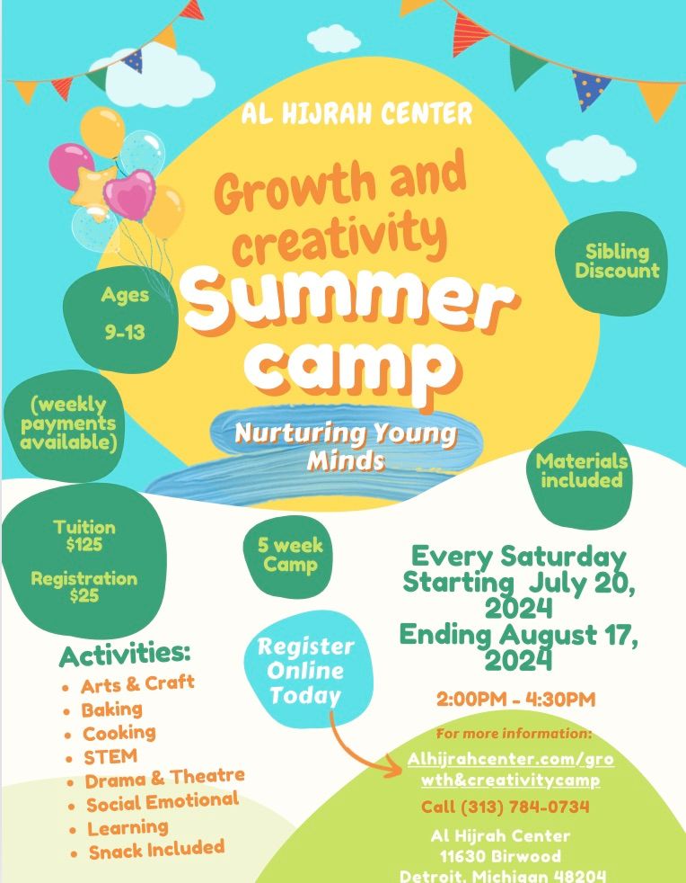 Growth and Creativity Summer Camp