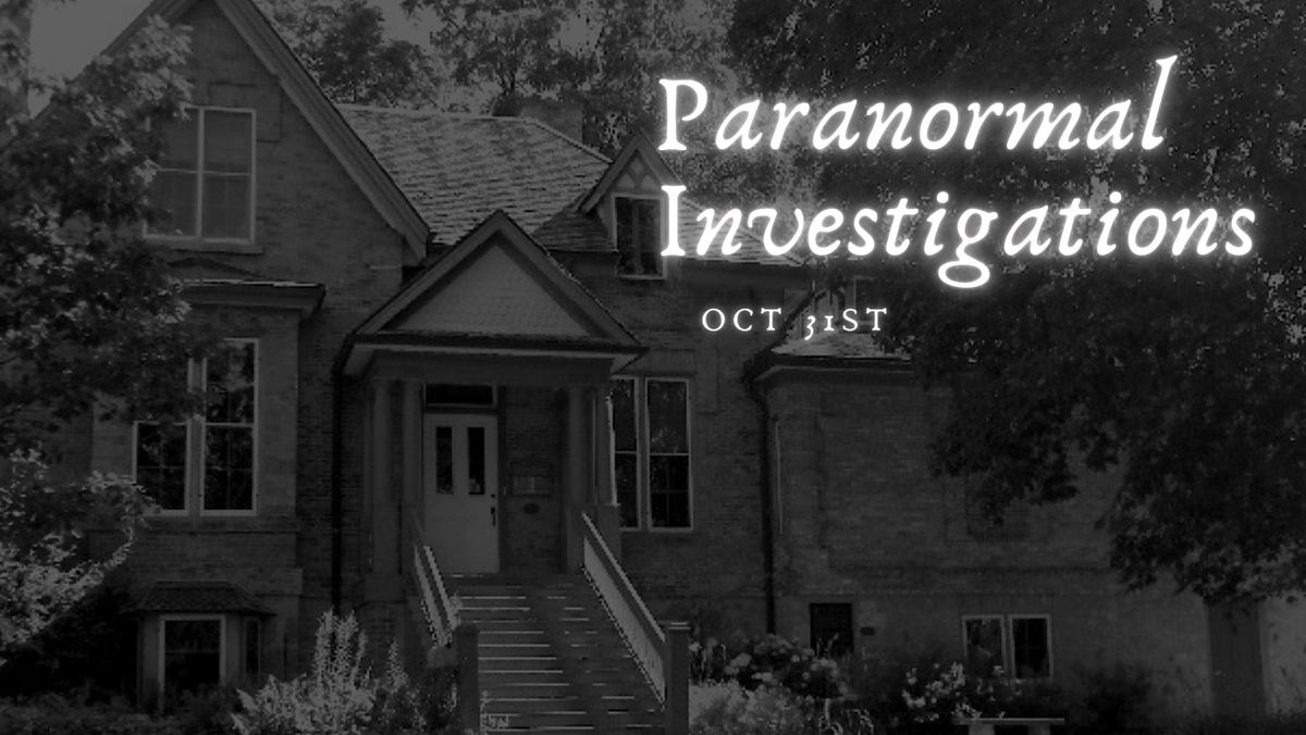 Hallows Eve - Paranormal Investigating