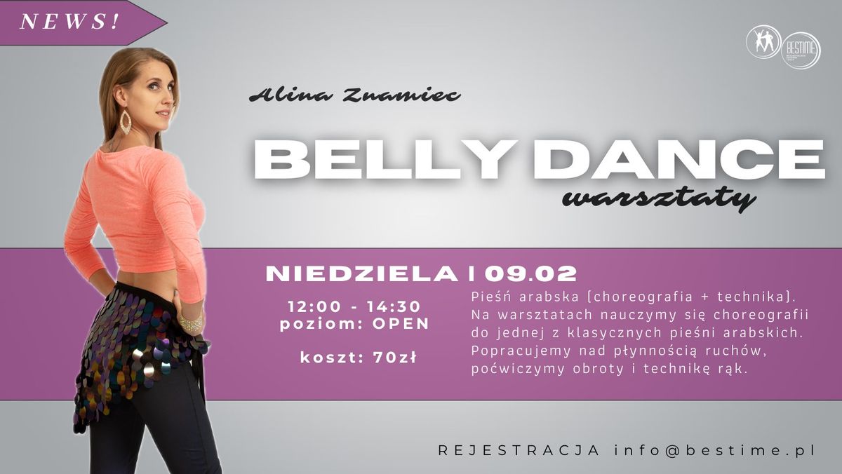 Warsztaty BELLY DANCE - WROC\u0141AWSKA 25