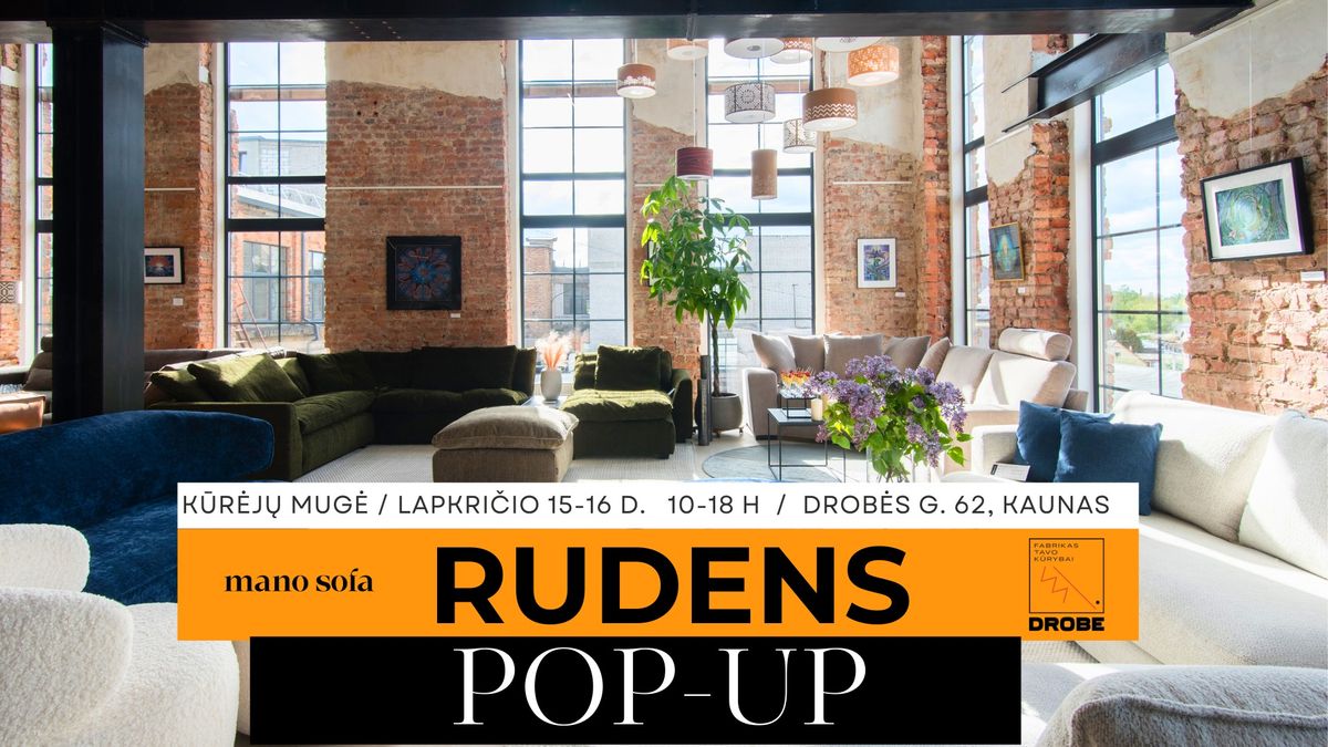 Rudens POP-UP | K\u016br\u0117j\u0173 mug\u0117!