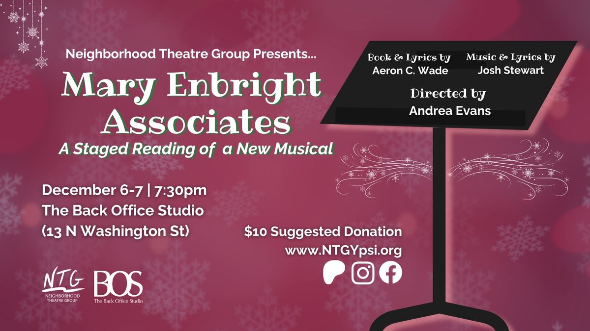 Mary Enbright Associates: A Staged Reading of a New Musical