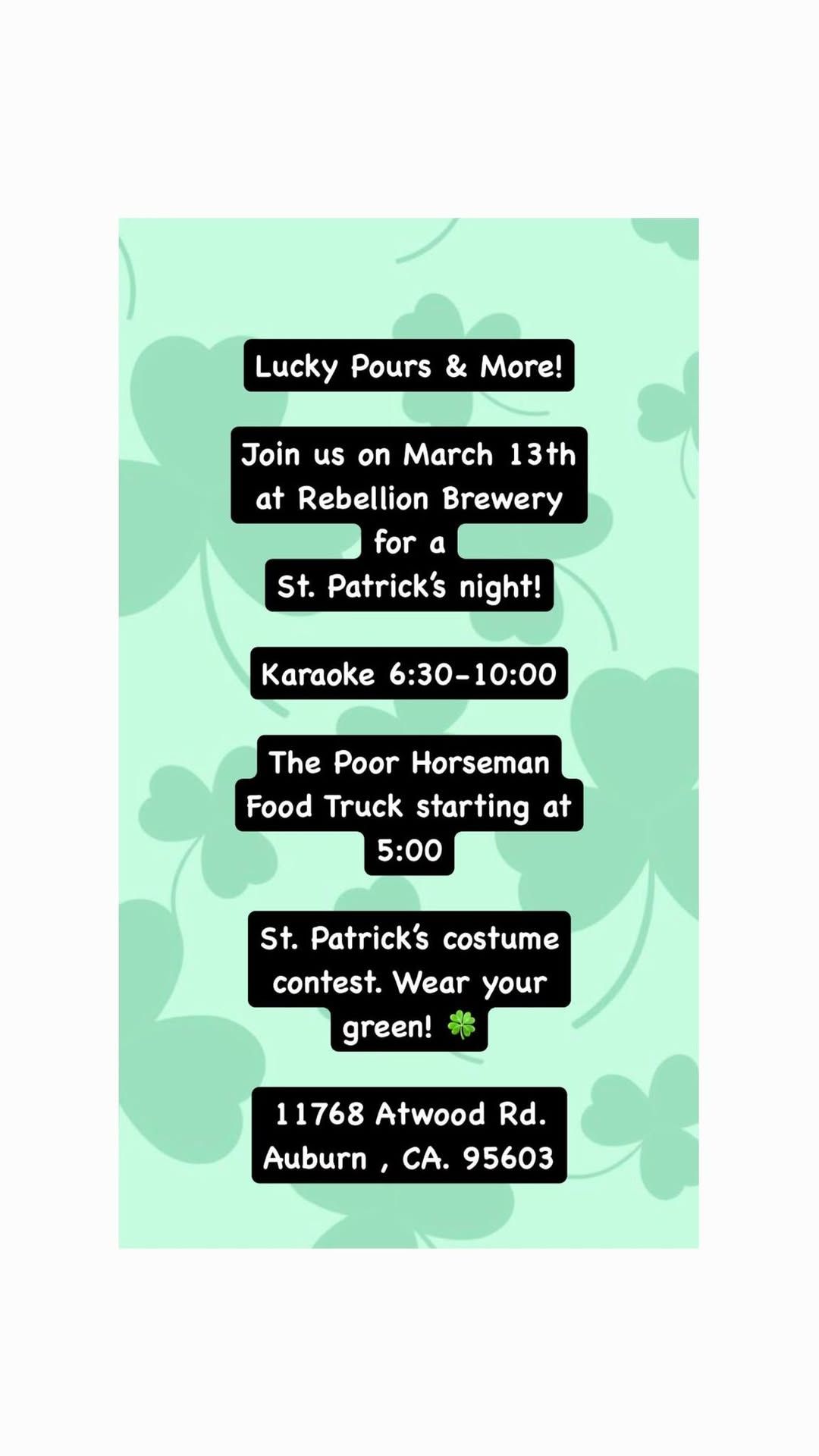 St. Patrick\u2019s Night! \ud83c\udf40