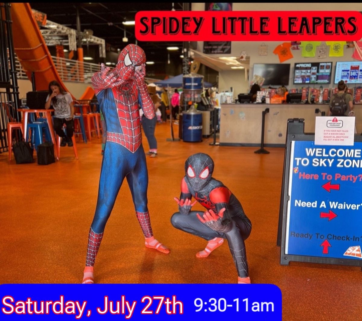 Spidey Little Leapers Saturday 7\/27