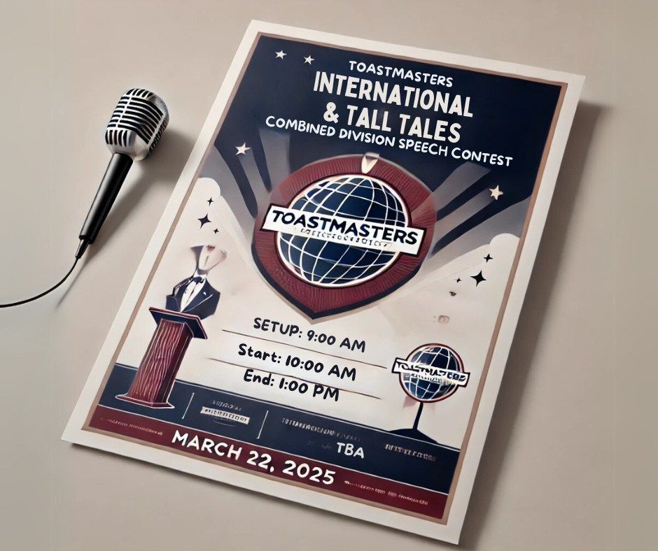 Toastmasters Combined Speech Contest \u2013 Division F