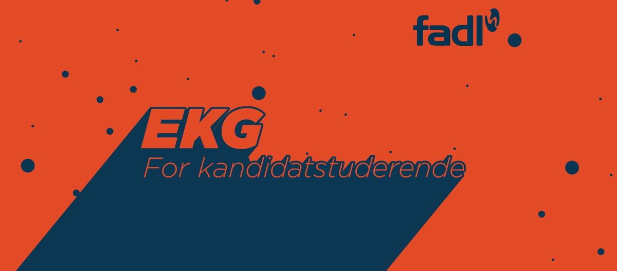 EKG for kandidatstuderende, d. 10\/4 kl. 17-21. 