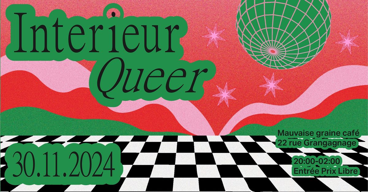  Int\u00e9rieur Queer - Vernissage & Soir\u00e9e