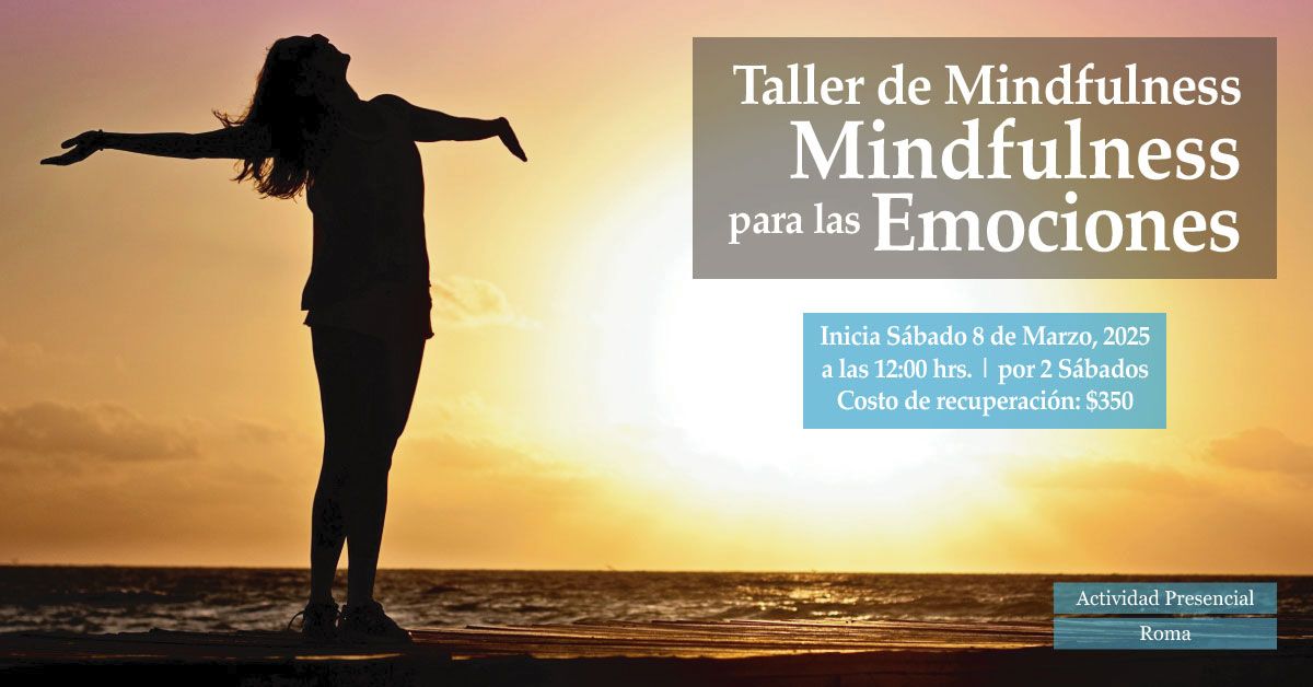 Taller especial de Mindfulness: Mindfulness para las Emociones