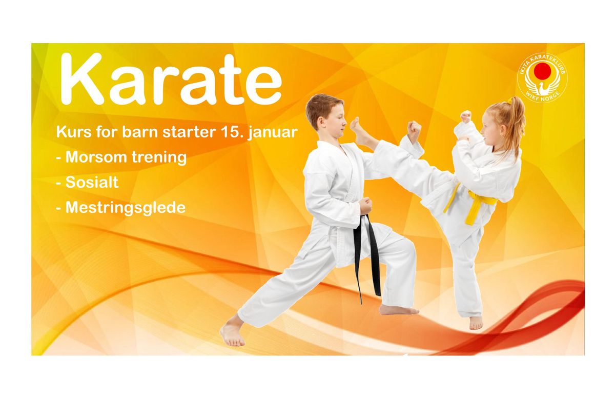 Karate for barn