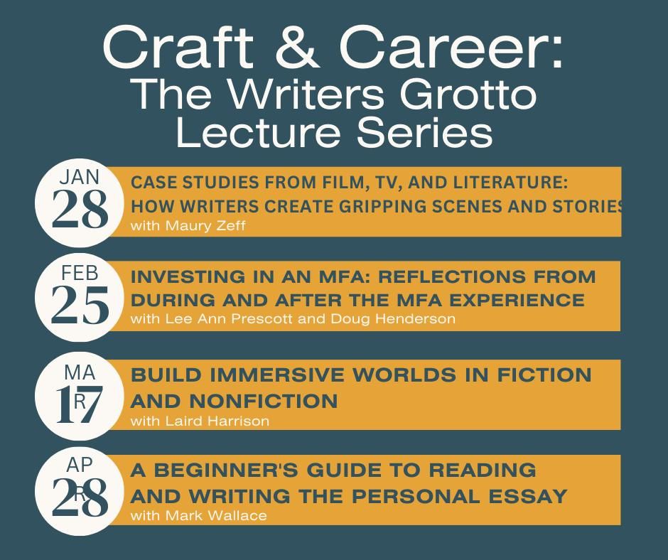 Craft & Career: A Beginner's Guide to Reading and Writing the Personal Essay with Mark Wallace
