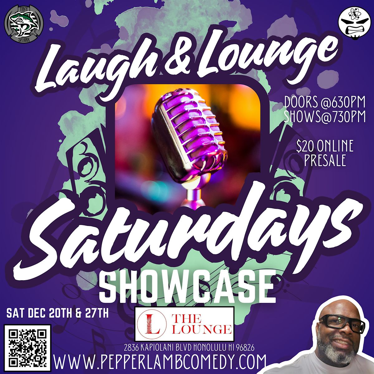 LAUGH & LOUNGE SATURDAYS - DEC 20th