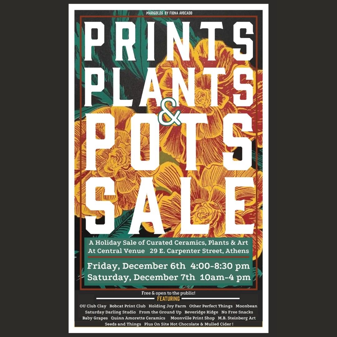 Prints, Plants and Pots: Holiday Edition 