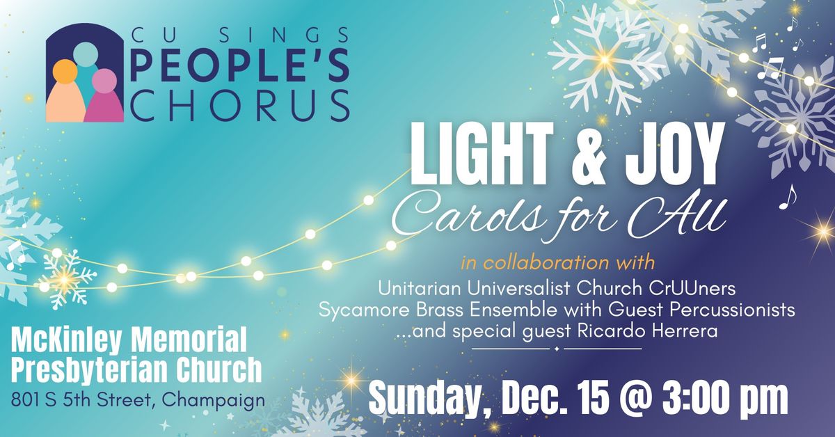 LIGHT AND JOY \u2014 Carols for All