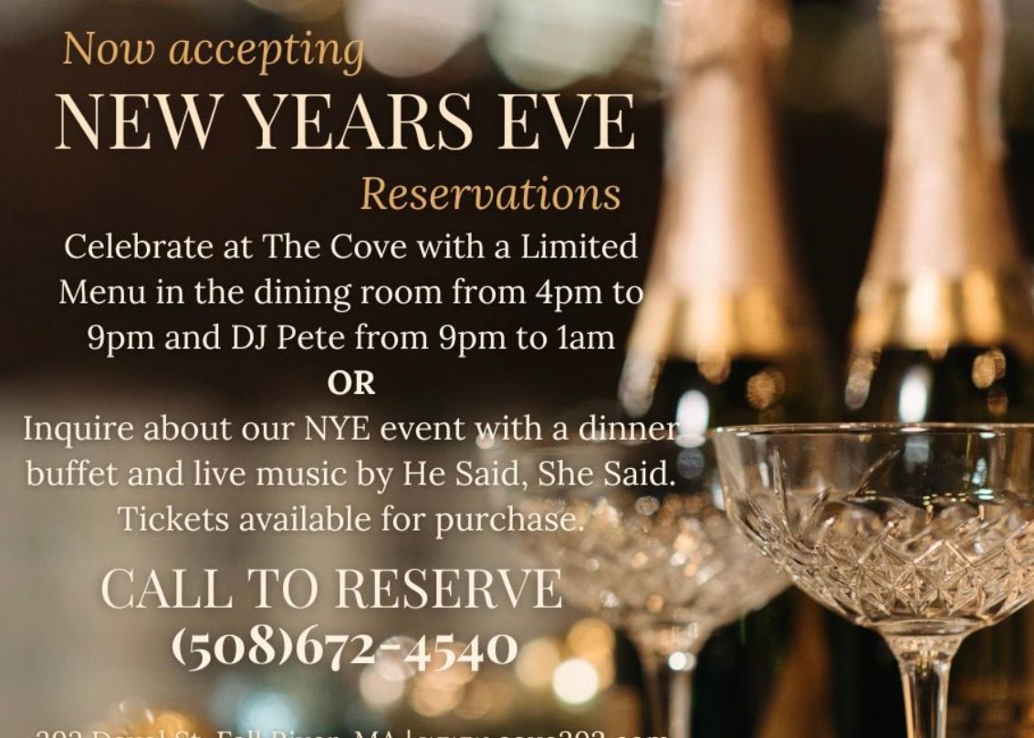 HE SAID SHE SAID - New Years Eve @ The Cove!