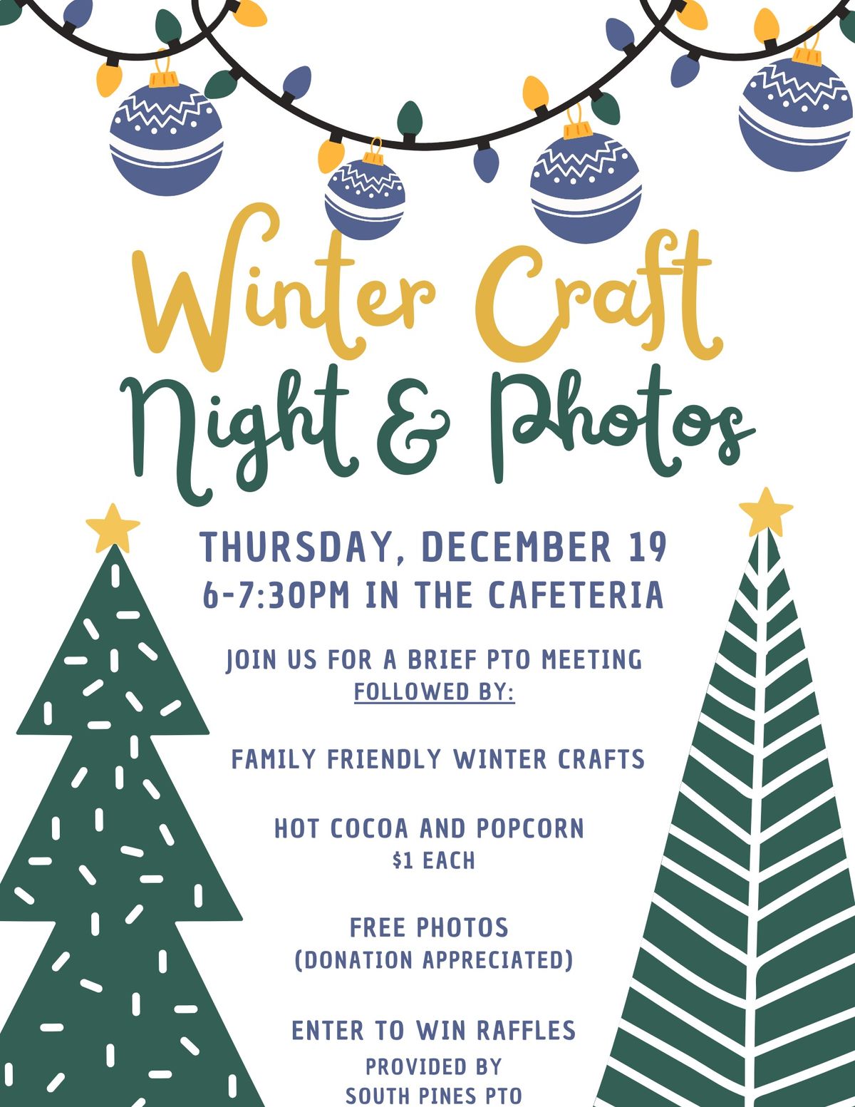 Craft Night & PTO General Assembly Meeting