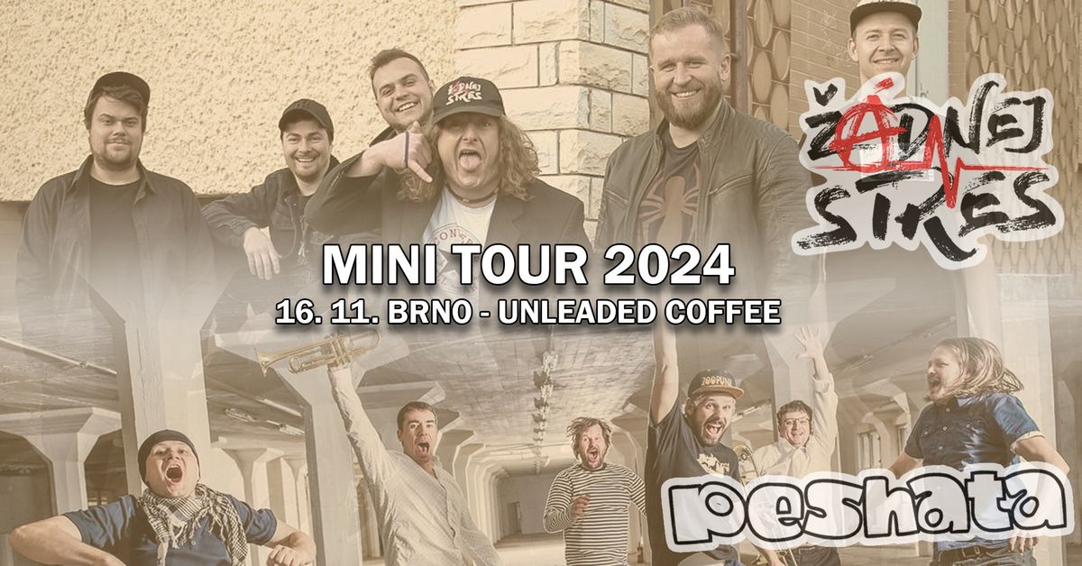 BRNO - \u017d\u00c1DNEJ STRES a PESHATA - MINI TOUR 2024