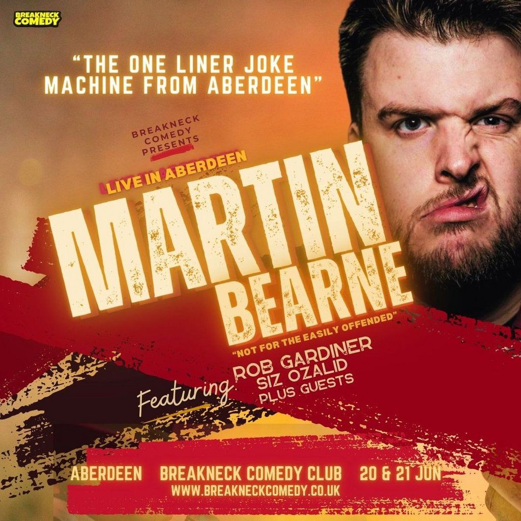 MARTIN BEARNE : ONE LINER COMEDY KING : Live